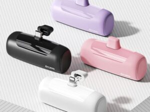 도킹배터리 다이렉트 미니 보조배터리 기념품 c타입 8핀선택 4가지색상 일체형 5000mah