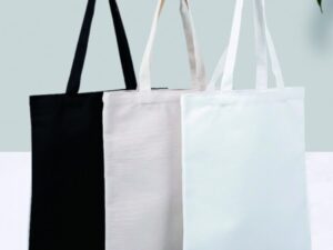 OKo 에코백제작 무지가방 삼형제 블랙 화이트 내츄럴컬러 대표이미지