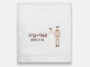라라리빙 결혼답례품 수건제작 기분좋은날 호텔타올 150g 대표이미지