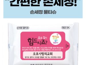 전도용 손세정 화이트 물티슈 제작 10매 대표이미지