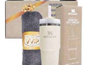 안심생활건강세트 70호 스탠리 텀블러제작 퀜처 H2.0 414ml+고려황제호텔타올170g 대표이미지