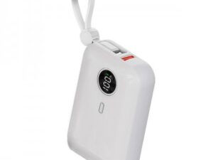 액센 B410 잔량표시 일체형 유선 고속충전 보조배터리제작 10000mAh 대표이미지