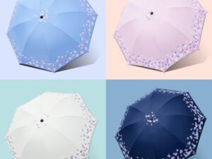 우산제작 루티네 플라워 수동 암막 양우산 대표이미지