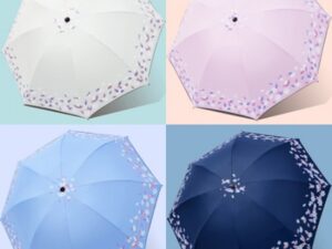 우산제작 여름날 UV차단 암막 3단 수동우산 대표이미지