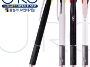 컬러인쇄 유로2+1흑백볼펜(독일잉크)(볼펜심+형광심) 기념품제작 대표이미지