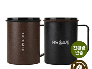 텀블러 각인 프롬네이쳐 친환경 커피가루 제작 오피스 투톤 머그 400ml 대표이미지